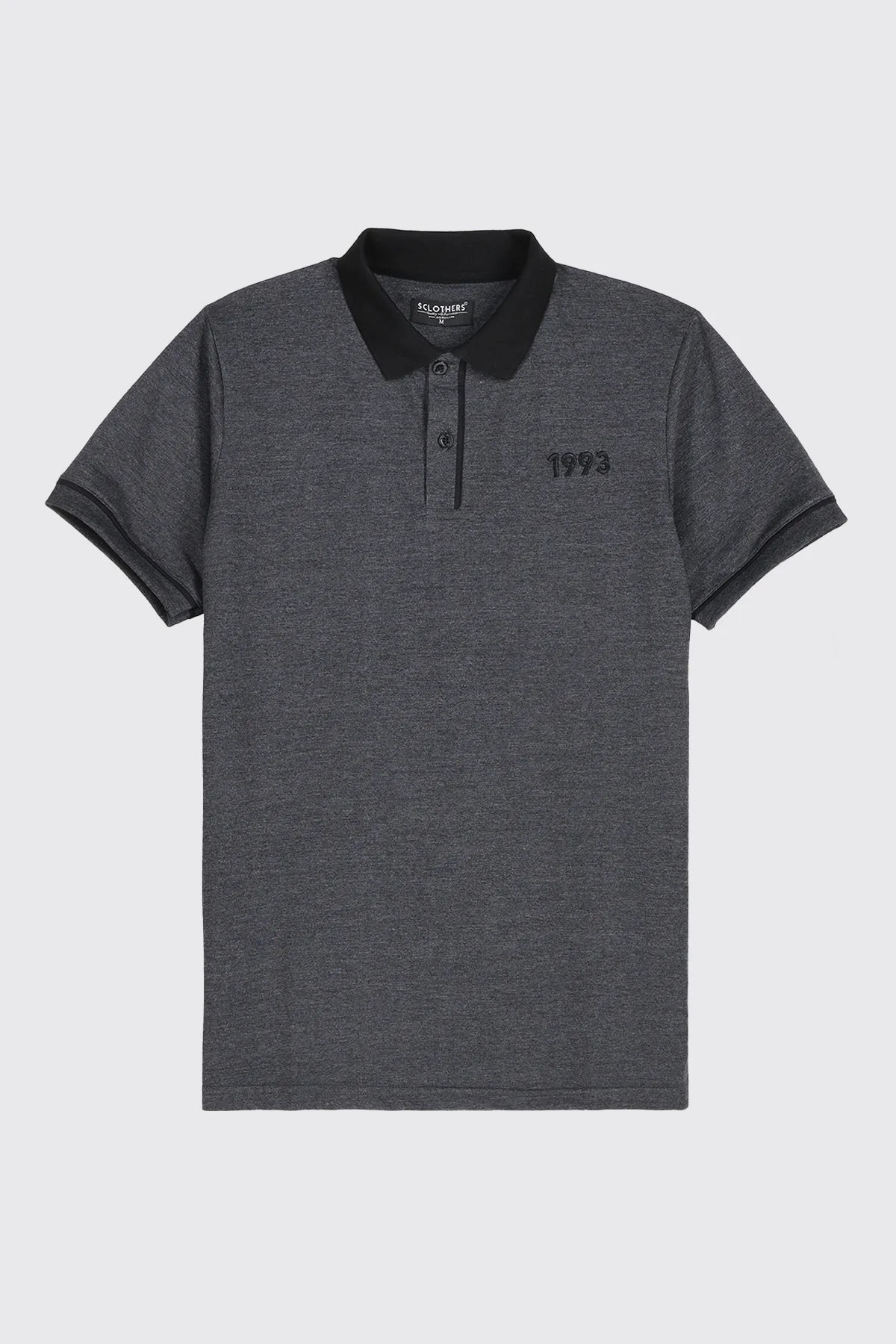 Charcoal Melange Polo Shirt