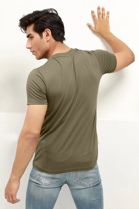 Basic Green Spartan Graphic T-Shirt
