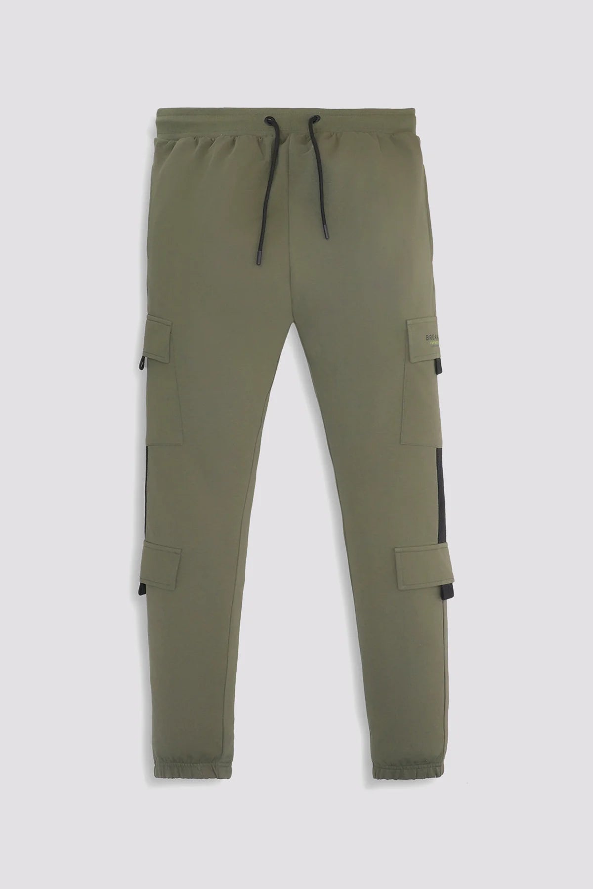 Green Cargo Drawstring Closure & Pockets