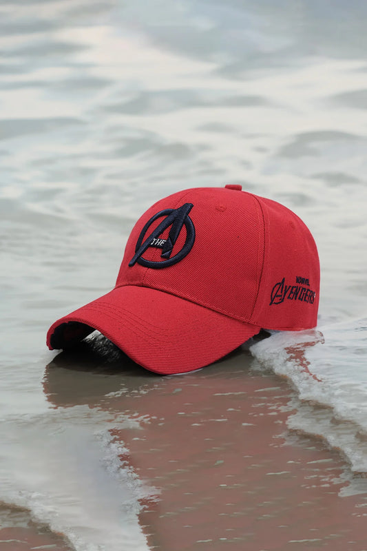 Red Avengers Embroidered Cap