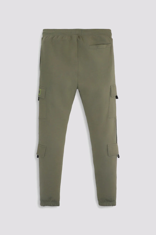 Green Cargo Drawstring Closure & Pockets